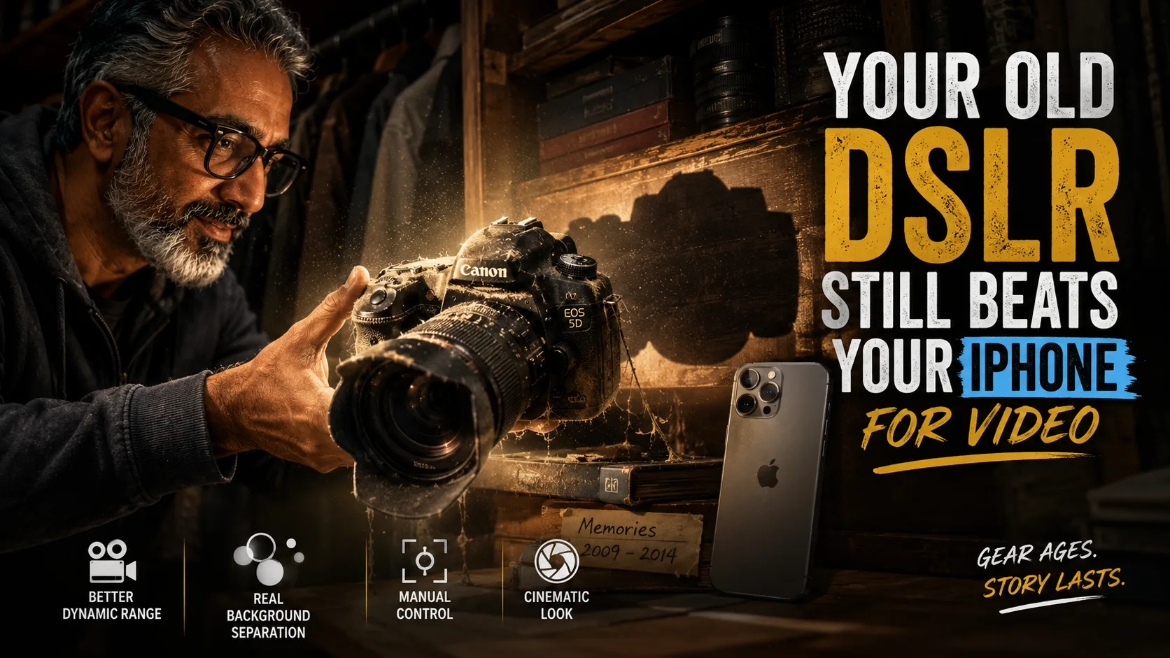 Your Old DSLR Still Beats Your iPhone for Video